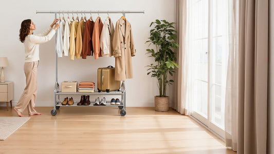 How to Organize Clothes Without a Closet: 7 Ideas for Renters