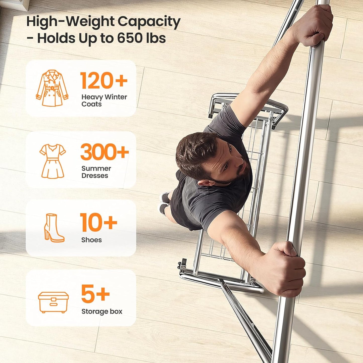 Heavy-duty Clothes Rack