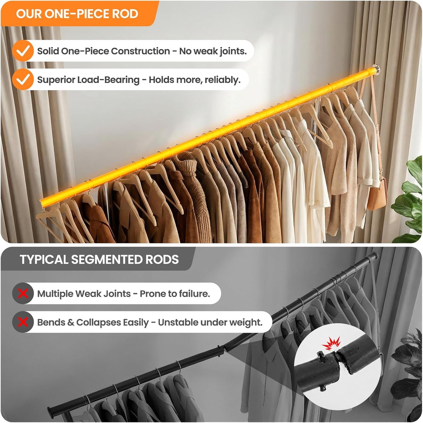 Heavy-duty Clothes Rack